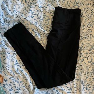 Xs black Victoria secret workout high waisted leggings with pockets